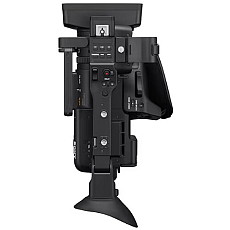 Sony HXR-NX800 4K kamkorder, felülnézet - részletek