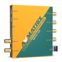 AVMatrix SD1151-12G 1×5 SDI Reclocking Distribution Amplifier - bővebben