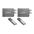 Blackmagic SDI to Fiber Bidirectional konverter szett 2db bidirectional konverterrel és 2db 3G-SDI duplex SFP optikai modullal (tápegységet tartalmaz)