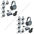 Eartec UltraLITE & HUB intercom szett, 6-8 felhasználó dupla fülpárnával