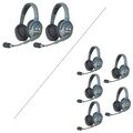 Eartec UltraLITE Intercom szett dupla fülpárnás headset-tel, 2-5 felhasználónak
