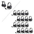 Eartec UltraLITE Pro16 Intercom rendszer, dupla fülpárnás headset