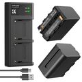 K&F NP-F970 dupla akkumulátor és töltő szett