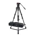 Sachtler FSB 4 75/2 AL GS Mk II alumínium tripod fluid fejjel, padlóterpesszel