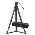 Sachtler aktiv6 Flowtech75 tripod szett padlósszekötővel