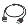 Ultra-flexibilis extra vékony 8K HDMI kábel 50cm Type A to Type A (apa-apa) - bővebben