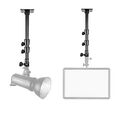 60 cm-es mennyezeti teleszkópos tartó adapter - nagyobb kép