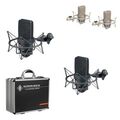 Neumann TLM 103 Sztereó szett: 2db TLM 103 mikrofon tartozék 2db rezgéscsillapítóval produkciós kofferrel - választható fekete és nikkel szinű kivitelben