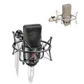 Neumann TLM 103 Stúdió szett: TLM 103 mikrofon tartozék rezgéscsillapítóval - választható fekete és nikkel szinű kivitelben