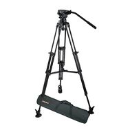 E-Image EG03A3 Tripod Szett Flat Base Fluid Fejjel