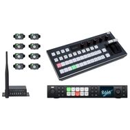 Gaia Combo II Szett: 10-ch Blackmagic mixer + 12-ch Control Panel + 8-ch Tally
