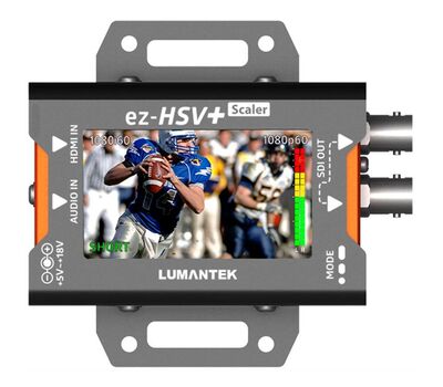 Lumantek ez-HSV+ HDMI to 3G-SDI Converter with LCD Display and Scaler