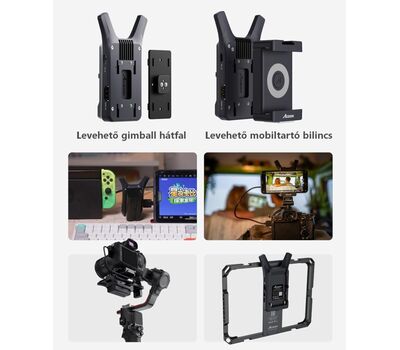 Accsoon CineView Nano különböző használati opciók