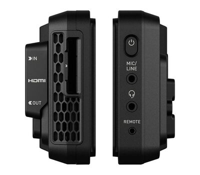 Ninja Raw monitor-rekorder csatlakozók