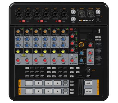 AVMatrix Shark H4M panel kezelőfelülete