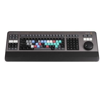 Blackmagic Design DaVinci Resolve Editor billentyűzet beépített keresőtárcsával