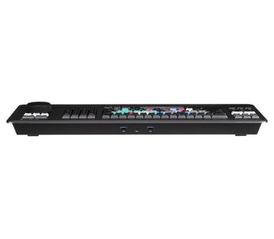 Blackmagic DaVinci Resolve Editor Keyboard USB-C csatlakozás PC-hez, 2x USB Hub (pl egérhez)
