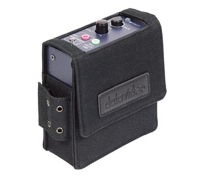 Datavideo ITC-100 Belt-pack az övre erősíthető hordtáskájában