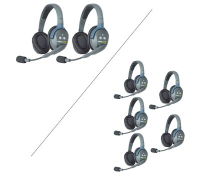 Eartec UltraLITE Intercom szett dupla fülpárnás headset-tel, 2-5 felhasználónak