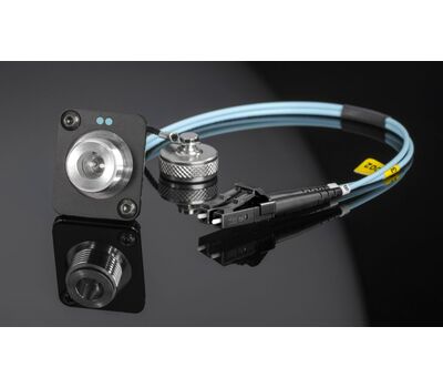 FieldCast 2Core Multi Mode Optikai panel csatlakozó kábel, előlapi anya panel csatlakozóval és 50 cm-es kibontás LC duplex csatlakozóval