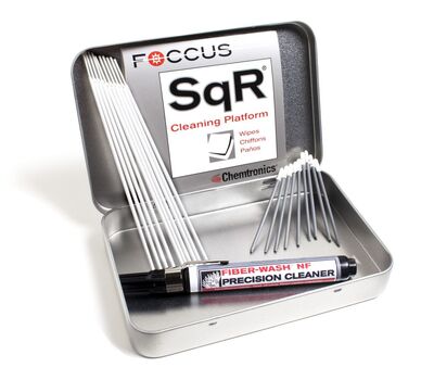 FieldCast Cleaning Kit 10, optikai csatlakozók tisztításához