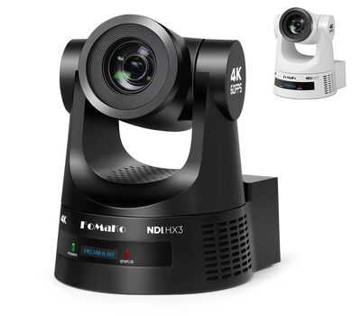 FoMaKo K600N PTZ kamera választható fekete és fehér színben