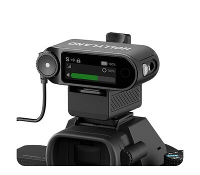 Hollyland Lark Max 2 kamera-vevő vakusaruval (nem tartozék) - részletesen