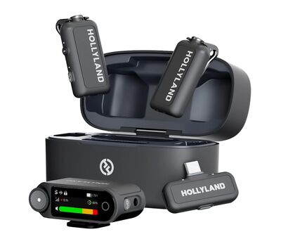 Hollyland Lark Max 2 Combo 2TX vezeték nélküli mikrofon szett