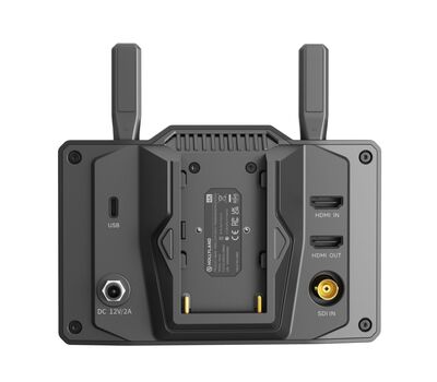 Pyro 5 4K NP-F akkumulátor hátfallal, SDI/HDMI interfészekkel