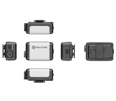 Hollyland Wireless Tally LED lámpa különböző nézetben