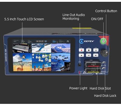 Kiloview CUBE R1 5,5" LCD touchscreen