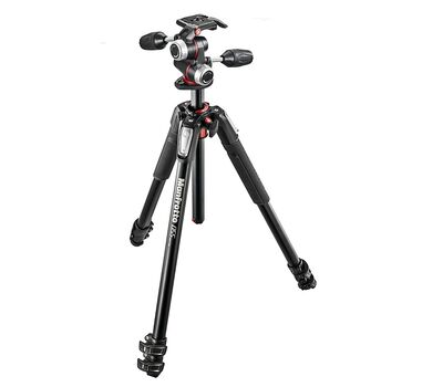 Manfrotto 055 3-részes AL Tripod szett 3-utas állványfejjel (MK055XPRO3-3W)