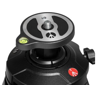 Manfrotto ONE tripod 60mm-es Flat base felső alappal, 3/8"-os csavarral, libellával