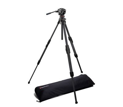 Manfrotto ONE karbon állvány 500X Fluid fejjel