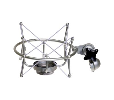 Neumann TLM 103 sztereó szettben a mikrofonokhoz tartozék rezgéscsillapító (2db): Neumann EA 1 rugós felfüggesztő kosár - színe megegyezik a mikrofon választott színével (a kép a nikkel szinű kivitelt mutatja)