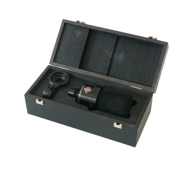 Neumann TLM 103 mikrofon elegáns fa tárolódobozban tartozék mikrofon kengyellel - fekete szinű kivitel