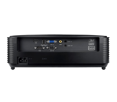 Optoma W371 projektor csatlakozók