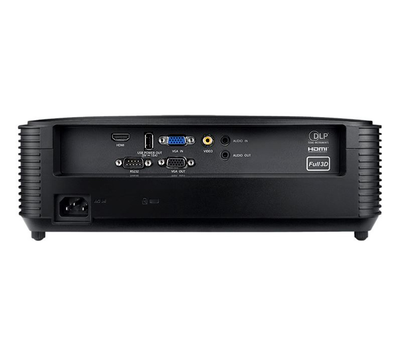 Optoma W400LVe projektor csatlakozók