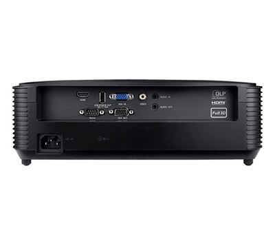 Optoma W400LVe projektor csatlakozók
