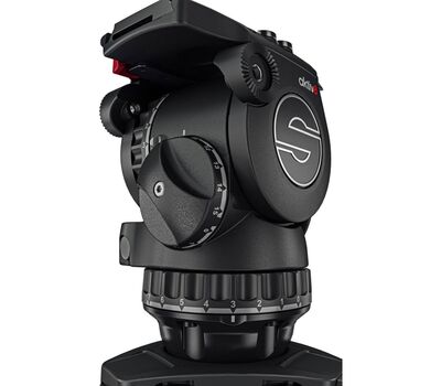 Sachtler aktiv8 Fluid állványfej  15+0 fokozatú ellensúlyozással, 7+0 pan és tilt csillapítással