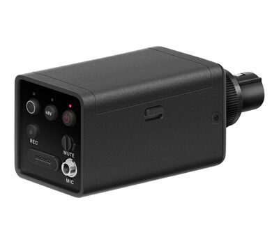 Sennheiser EW-DP SKP Plug-On adó +48V fantomtáppal, MicroSD kártyahellyel, XLR és 3,5mm mikrofon bemenetekkel