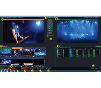 vMix 4K Élő produkciós és streaming szoftver