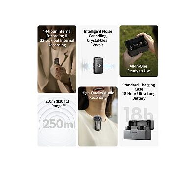 DJI Mic 2 fő jellemzői