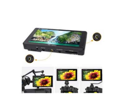 FEELWORLD LUT6S alsó és oldalsó foglalatok, csatlakoztatási lehetőségek - nagyobb méretért kattintson