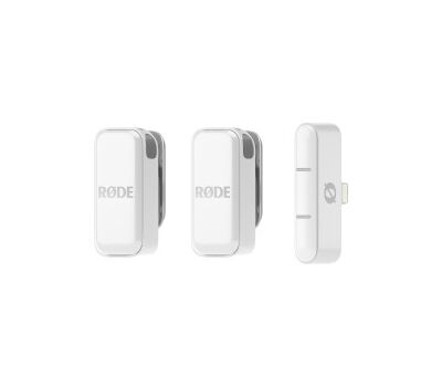 Rode Wireless Micro - fehér, lightning - nagyobb kép