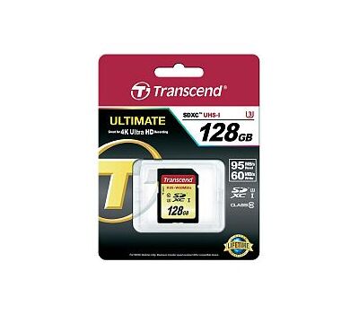 Transcend 128GB SDXC SDXC UHS-I U3 Kártya - nagyobb kép