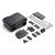 DJI Transmission High-Bright Monitor Combo szett tartozékai (produkciós kofferben): DJI videó transzmitter, Monitor/Jelvevő, Monitorvédő, WB37 akku töltő (USB-C), USB-C tápkábel, WB37 akku (2 db), NP-F akku adapter (RX), NP-F akku adapter (TX), WB37 akku adapter (RX), Ronin video transmission antenna (2 db), RS gimball rögzítőlemez, SDI kábel, USB-C kábel, DC - D-Tap kábel, DC tápkábel, Rögzítőcsavarok imbuszkulccsal
