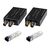 E-Link 1-csatornás 3G-SDI optikai konverter vevő (bal) 2x3G-SDI kimenettel és adó (jobb) 1x3G-SDI bemenettel és 1x3G-SDI loop-out - SFP modulokat tartalmaz