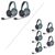 Eartec UltraLITE Intercom szett dupla fülpárnás headset-tel, 2-5 felhasználónak